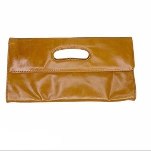 HOBO International Leather Brown Clutch